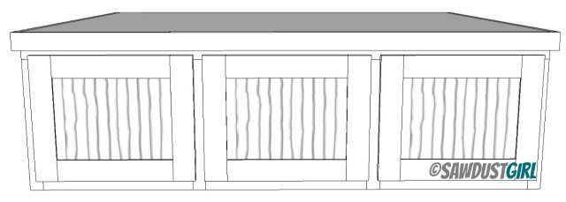 Drawers and drawer fronts for Queen Platform Bed with Storage