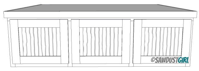 platform storage bed plans