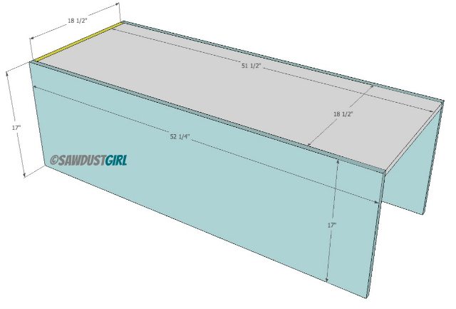 center section for queen platform bed frame