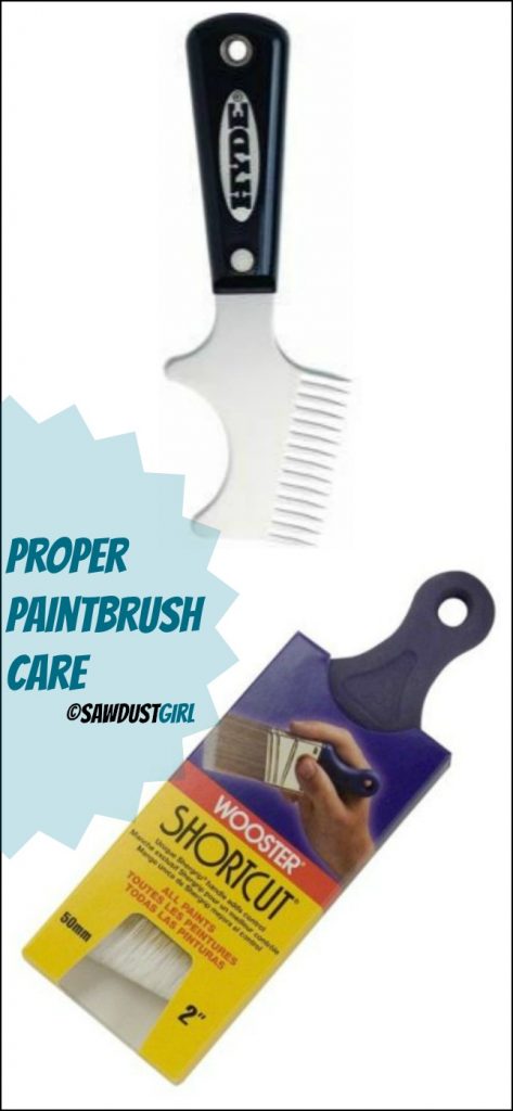 proper paintbrush care