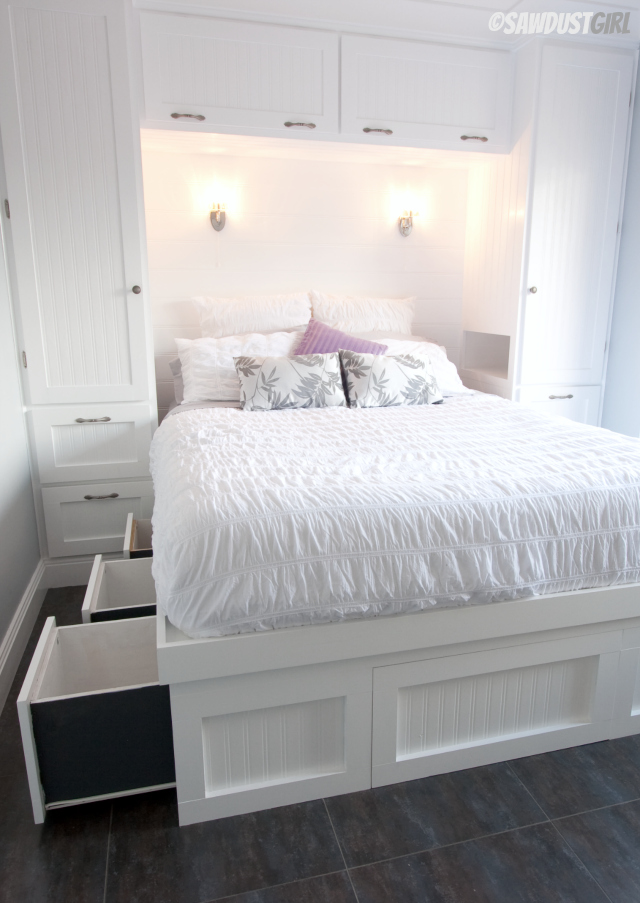 Built-In Bedroom Storage Cabinets