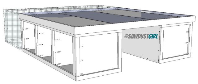 full size storage bed plans