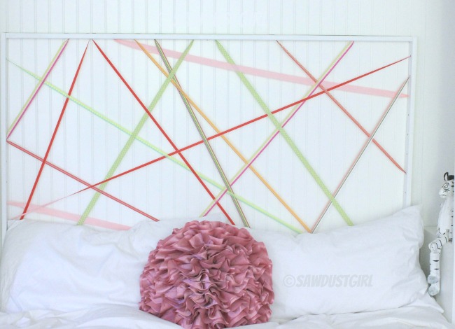 $3 DIY Macrome Headboard 