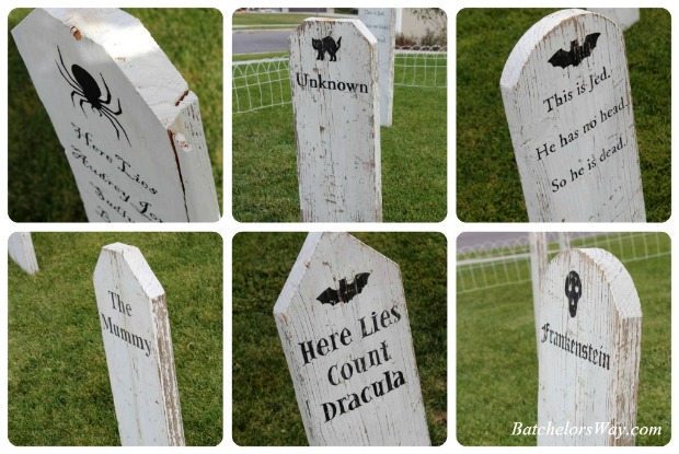 Halloween tombstone deals decorations