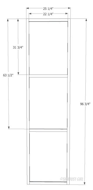 Fawn's Built-in Bookshelf Plans - Sawdust Girl®