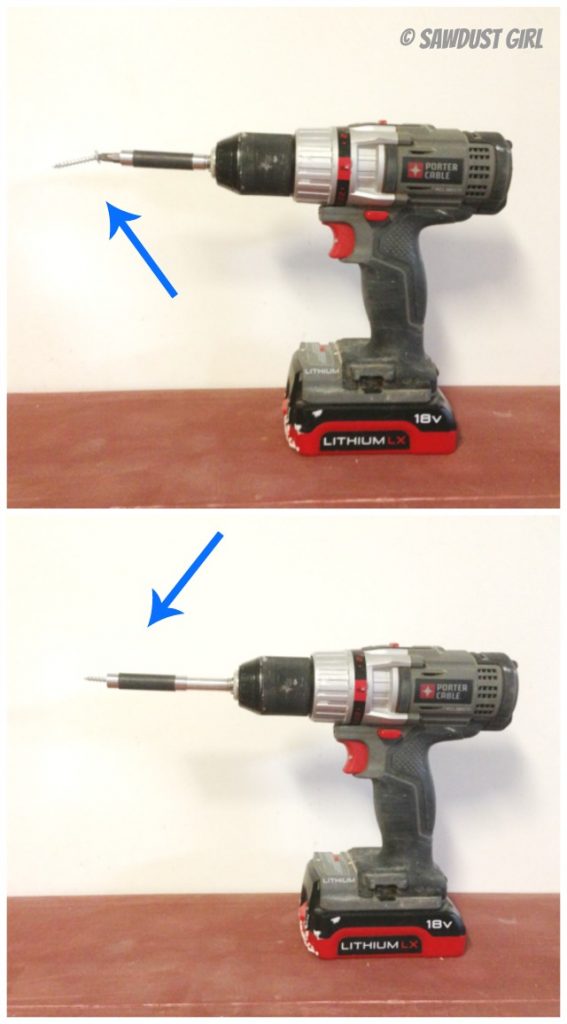 Using a drill to best sale drive screws