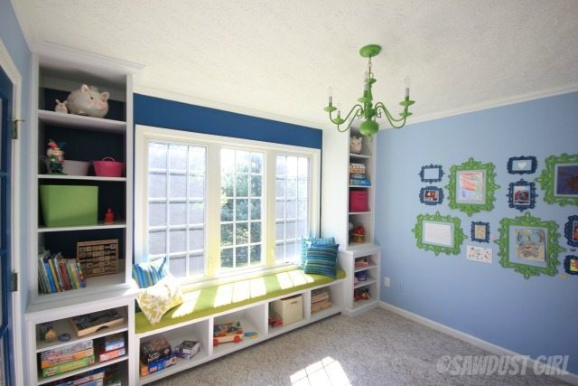 Playroom built-ins