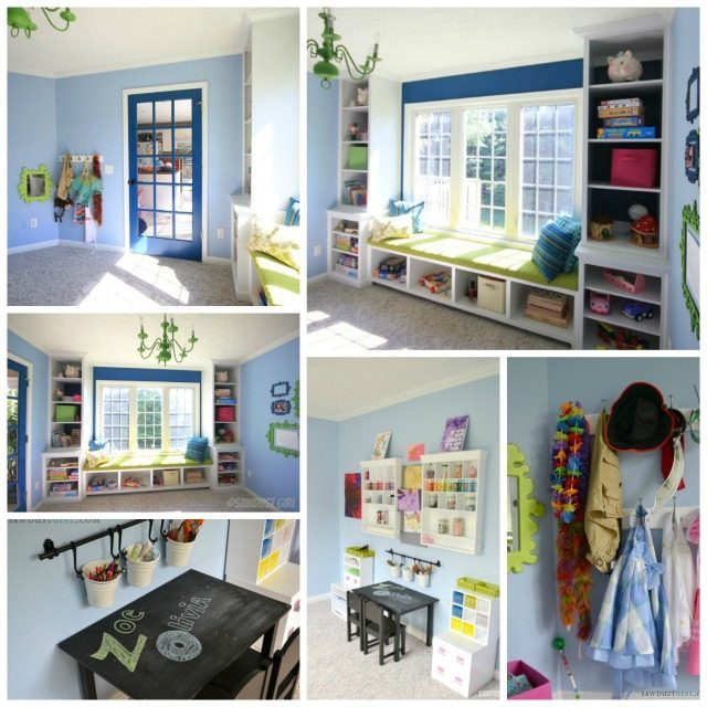 Craft Room/Office Loft Reveal With Built in Desk, Thrifty Decor Chick