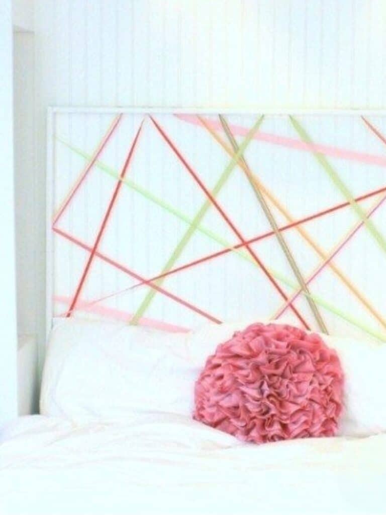Easy DIY – Ribbon Headboard