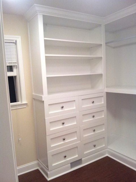 Custom built-in closet