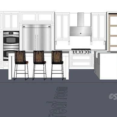 Kitchen design plan – the winner