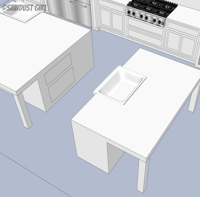 Sawdust Girl - kitchen design plan