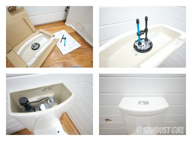 How To Change A Toilet One Piece Sawdust Girl