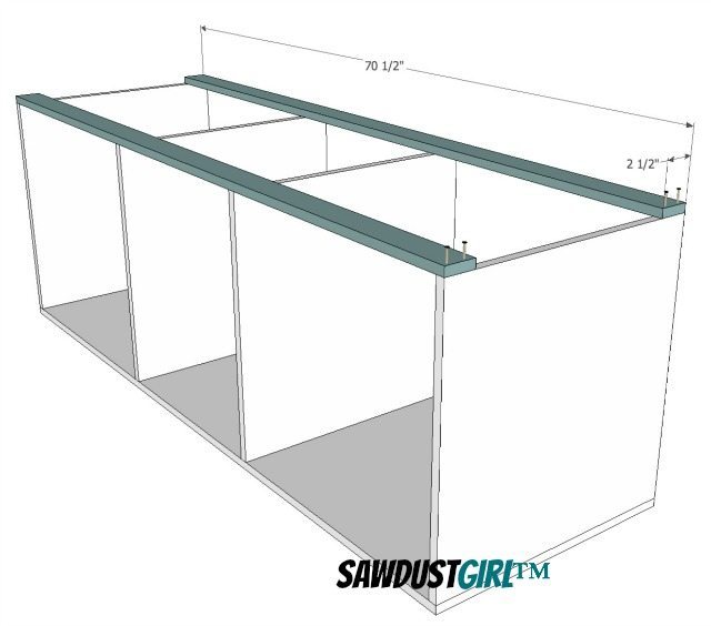 Double Vanity With Center Drawers Free Plans Sawdust Girl