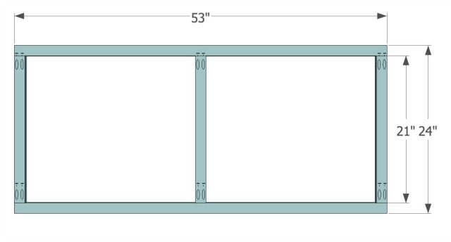 bookshelf faceframe