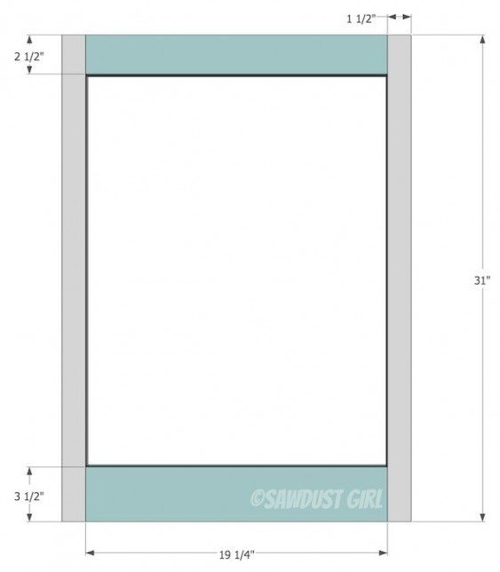 Built-in daybed and bookshelf plans from https://sawdustgirl.com.