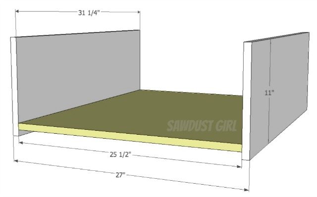 full storage bed plans