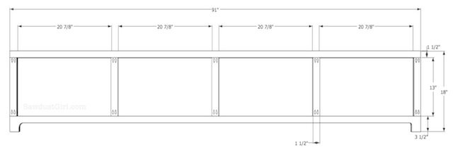 window seat faceframe