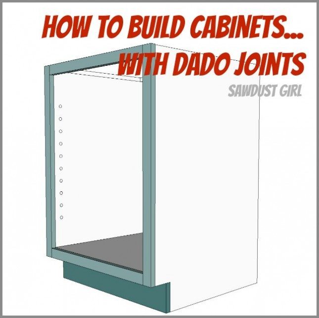 How to use dado joints to build cabinets