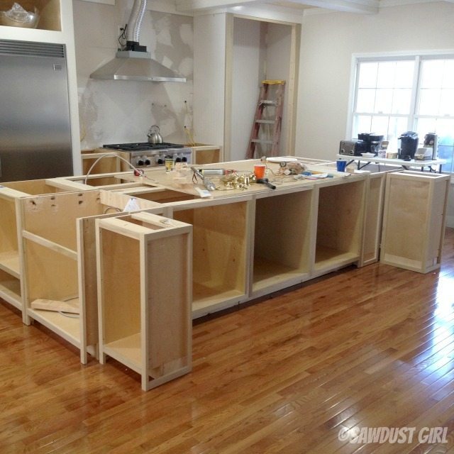 Kitchen island update