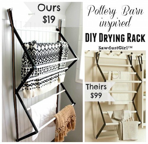 Hanging Drying Rack Sawdust Girl