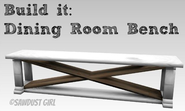 Build a dining room bench
