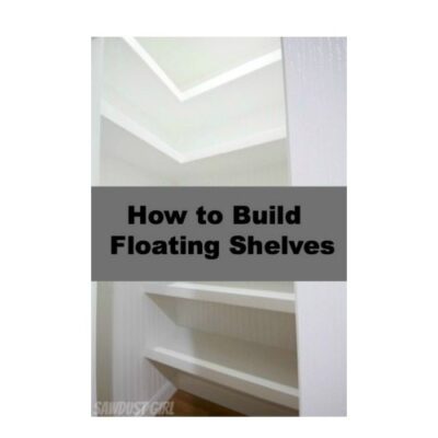 How to Build Corner Floating Shelves