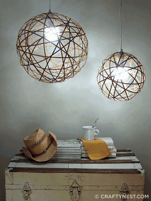 DIY globe lamp 