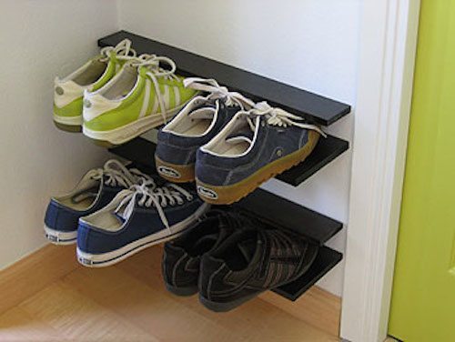 Creative shoe storage solution