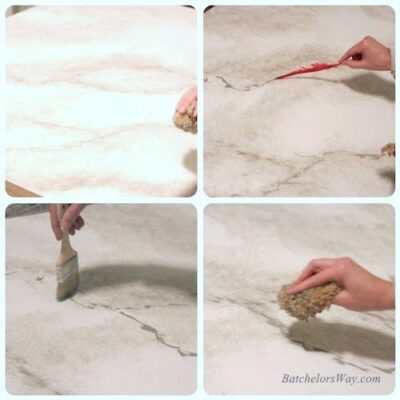 Faux Marble Countertop