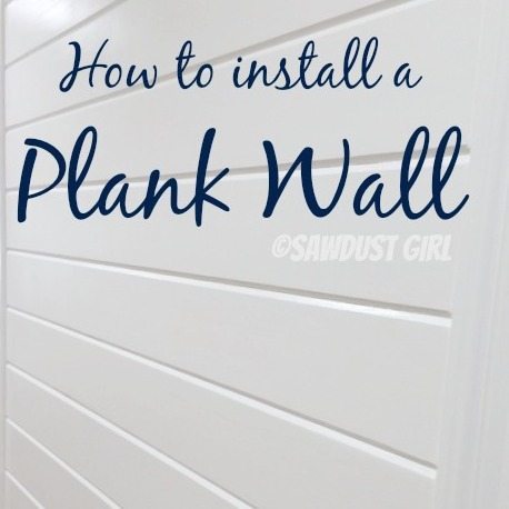How to install a Plank Wall - tongue and groove