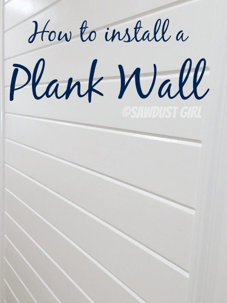 How to install a Plank Wall - tongue and groove