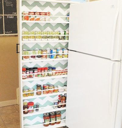 Space saving pull-out storage cabinet