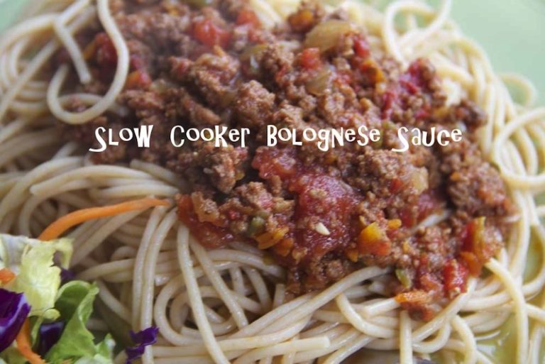 Slow Cooker Bolognese Sauce
