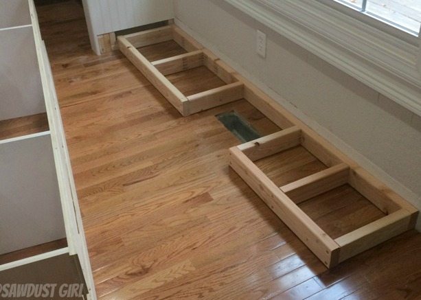 A Cabinet Base With Floor Vent