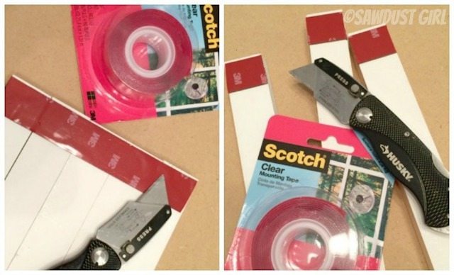 Scotch mounting tape