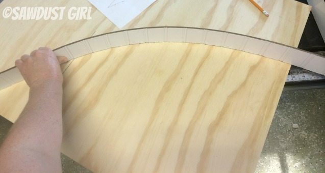 cut an arch in wood