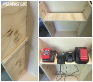 Rolling Tool Cart and Air Compressor Storage - Sawdust Girl®