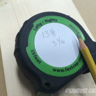 Tape measure for woodworking and remodeling