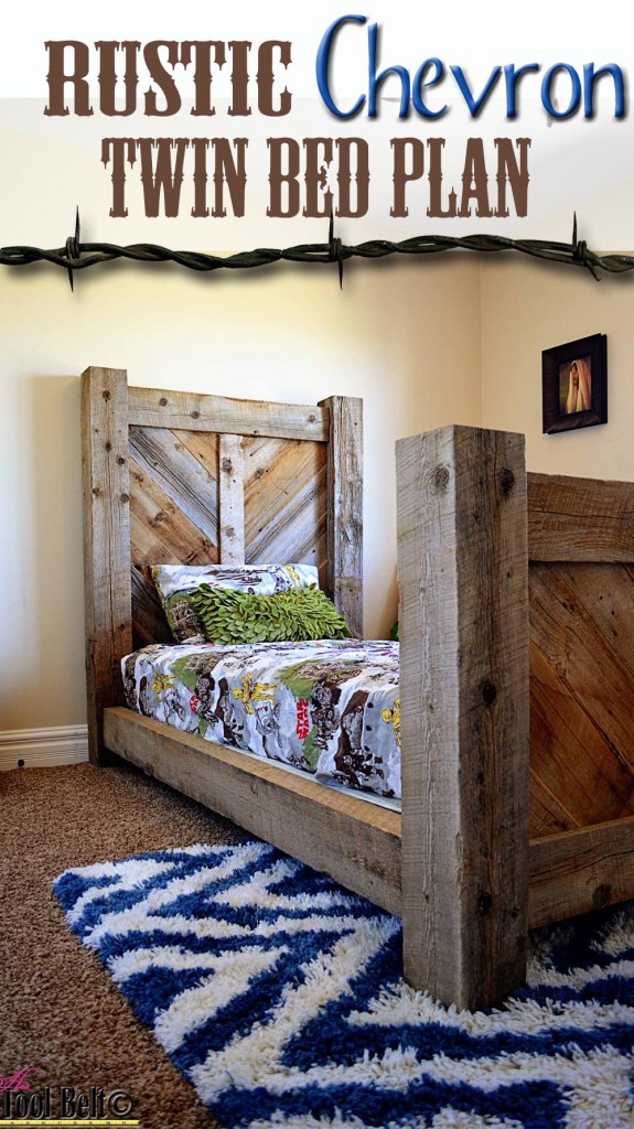 Barnwood Twin Bed Plan