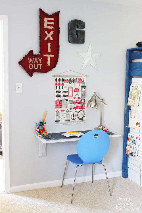 Wall Mounted Desk Tutorial