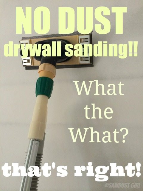 How to reduce dust when sanding drywall