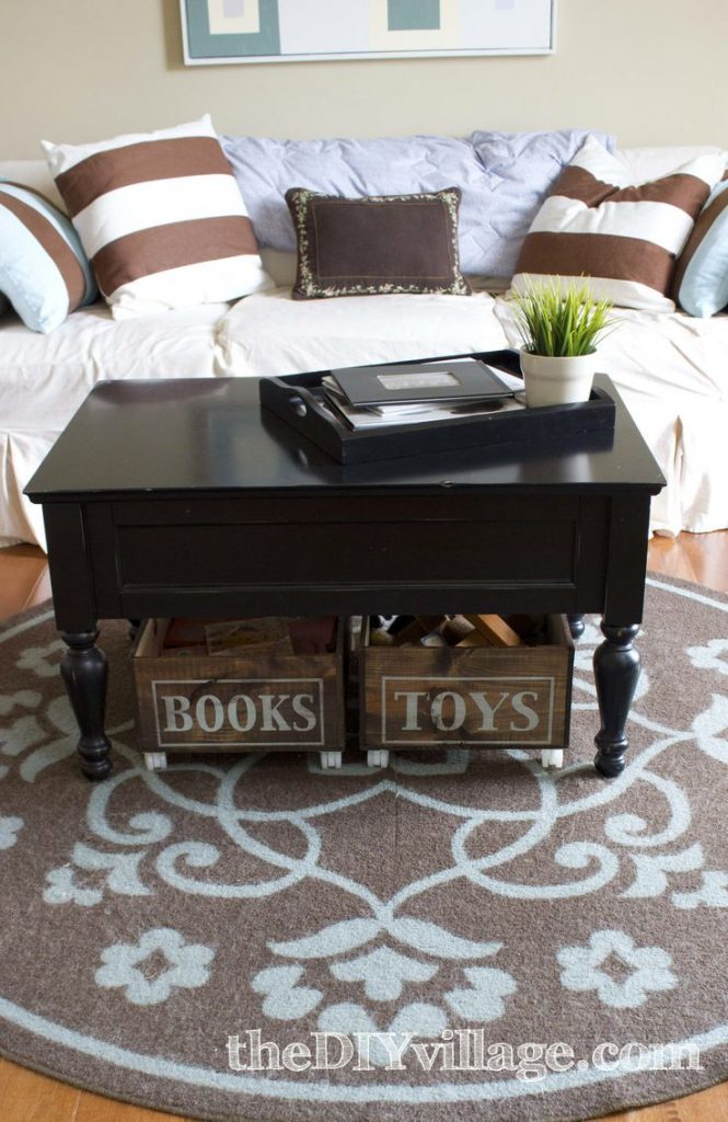Rolling Storage from Up-cycled Wine Crates
