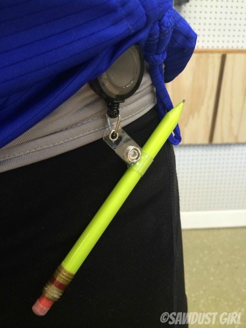 Never lose track of your pencil again with -- "The Pencil Keeper"!