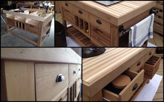 How to Build a DIY Kitchen Island Storage Cart