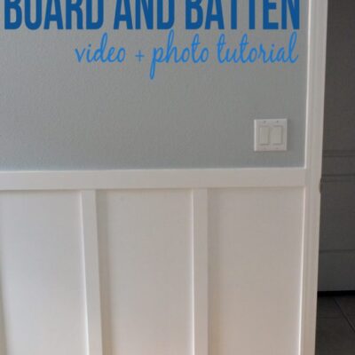 DIY Board And Batten