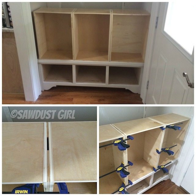 How to Make a Storage Bench and Cabinets for Your Side Entry - Tutorial