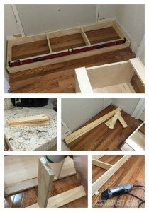 How to Make a Storage Bench and Cabinets for Your Side Entry - Tutorial