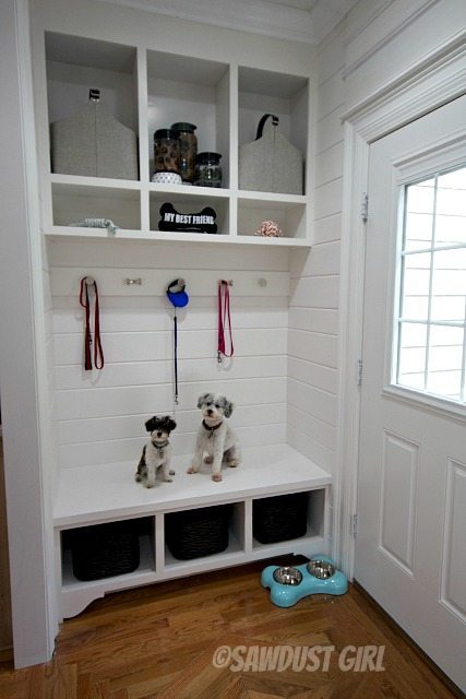 Storage Bench and Cabinets