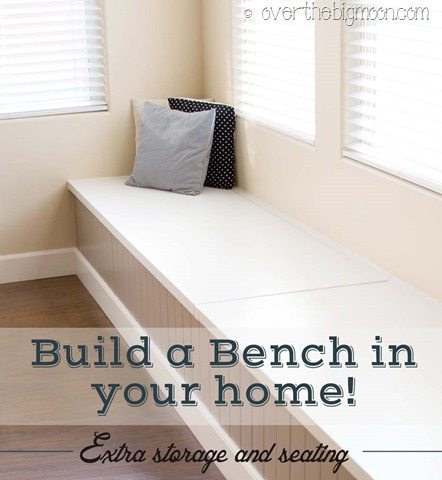 DIY Seating Bench With Storage